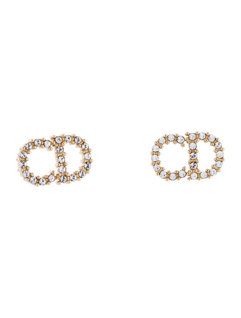 dior cd stud earrings|cd earrings dior price.